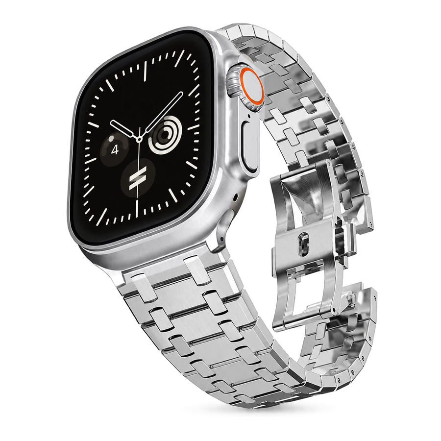 Bracelet Apple Watch en titane Heritage Silver