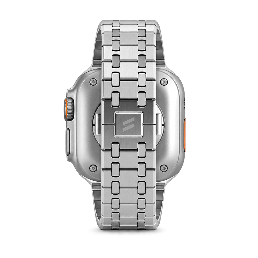Bracelet Apple Watch en titane Heritage Silver