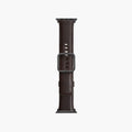 Leather band for apple watch in brown color