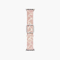 Pink snake leather band for apple watch - Paris
