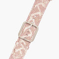 Pink snake leather band for iwatch- Paris