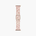 Pink snake print apple watch band- Paris